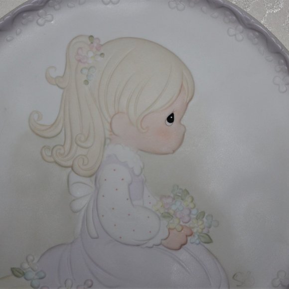 Precious Moments Mother's Day Plate | Vintage 1994 Plate | Thinking Of You - Picture 3 of 7